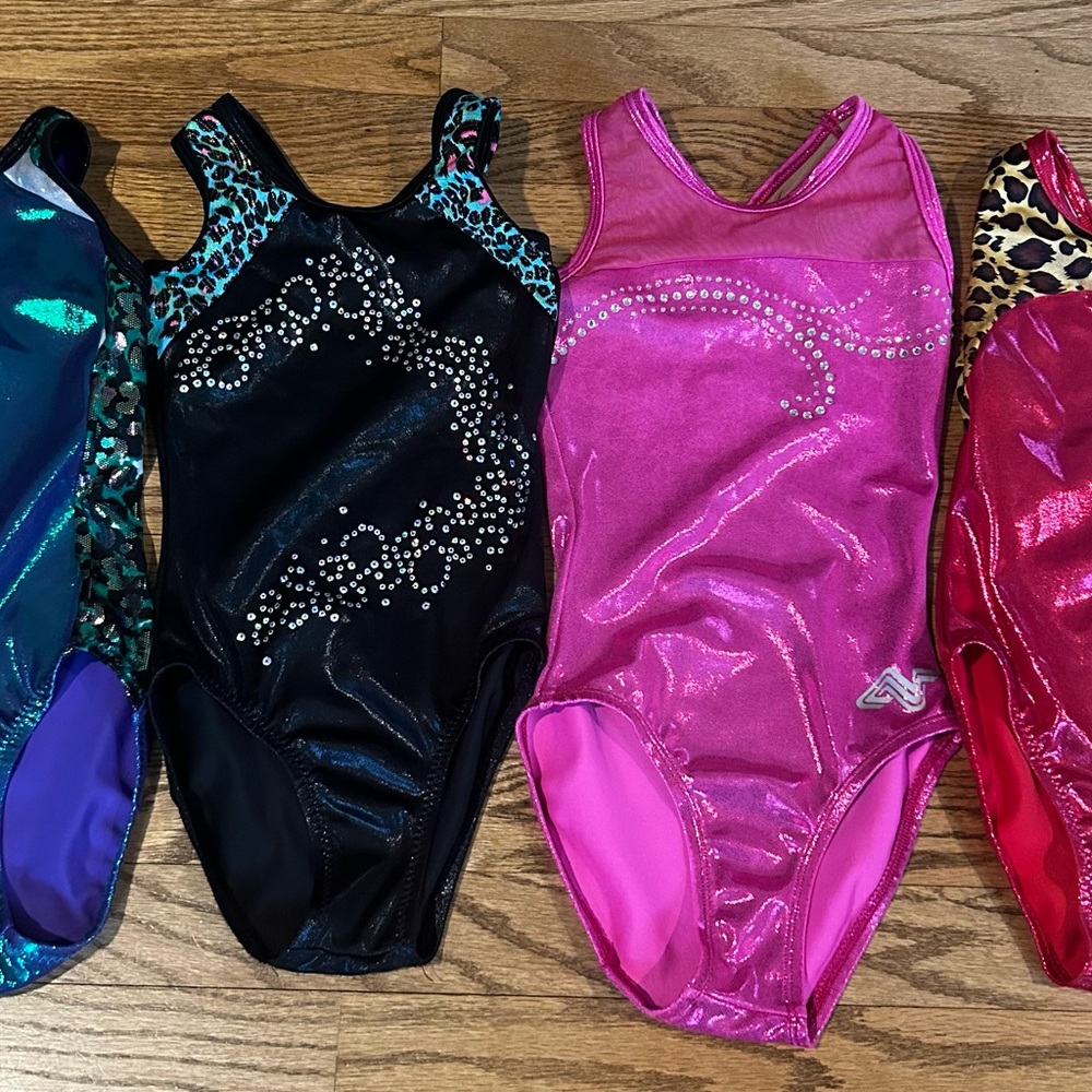 Girls Medium Gymnastics Leotards